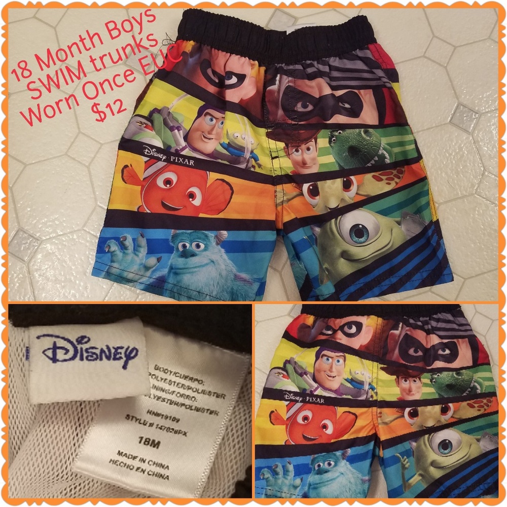 Disney Swim Trunks 18 Months